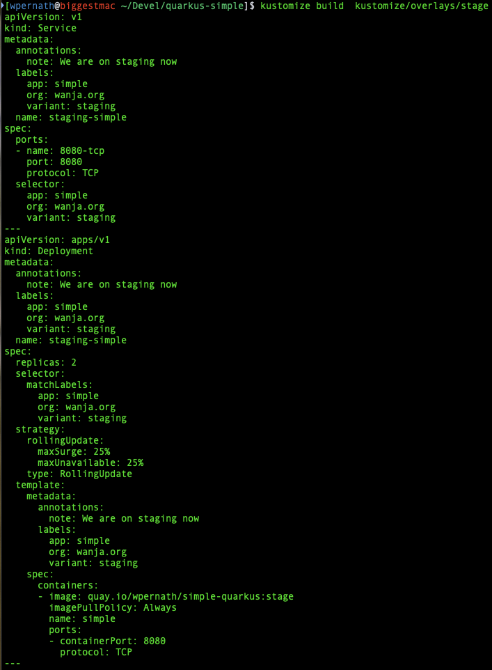 Image 7: Output of kustomize tool for stage overlay