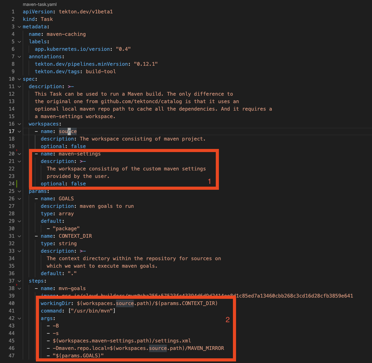 Image 9: Simplified Maven Task