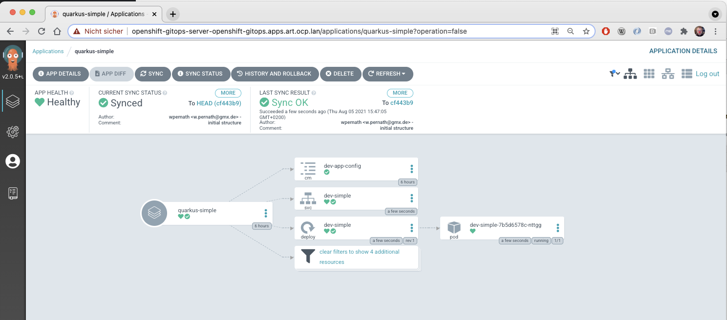 Image 7: ArgoCD UI with successful synchronization