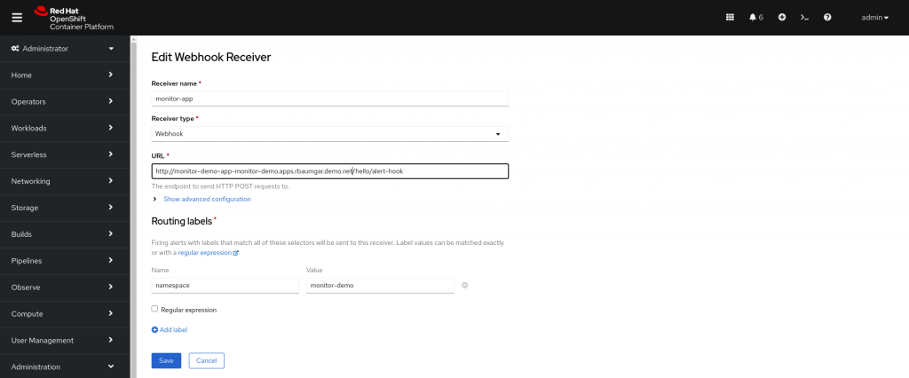 Edit Webhook