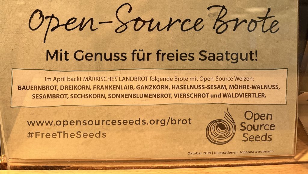 Open-Source Brote
Mit Genuss für freies Saatgut!
