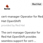cert-manager operator