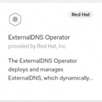 external DNS operator