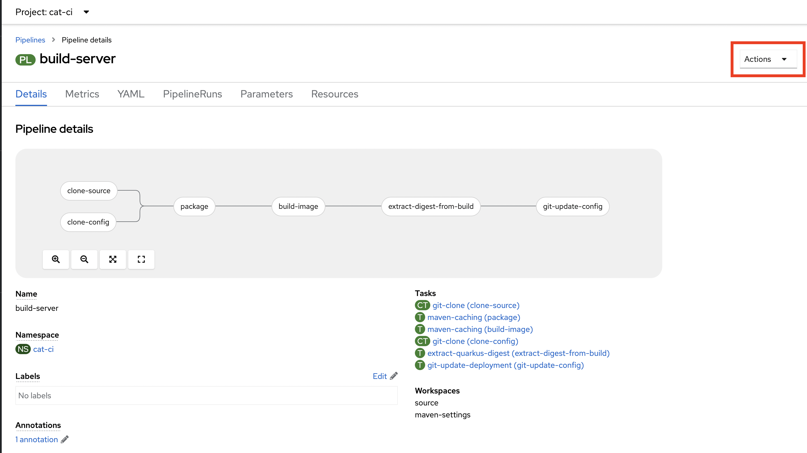 Figure #13: building the server image